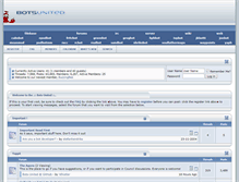Tablet Screenshot of forums.bots-united.com