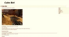 Desktop Screenshot of cubebot.bots-united.com