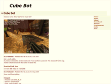 Tablet Screenshot of cubebot.bots-united.com