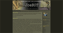 Desktop Screenshot of joebot.bots-united.com