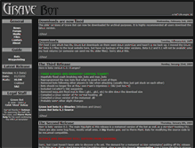 Tablet Screenshot of gravebot.bots-united.com